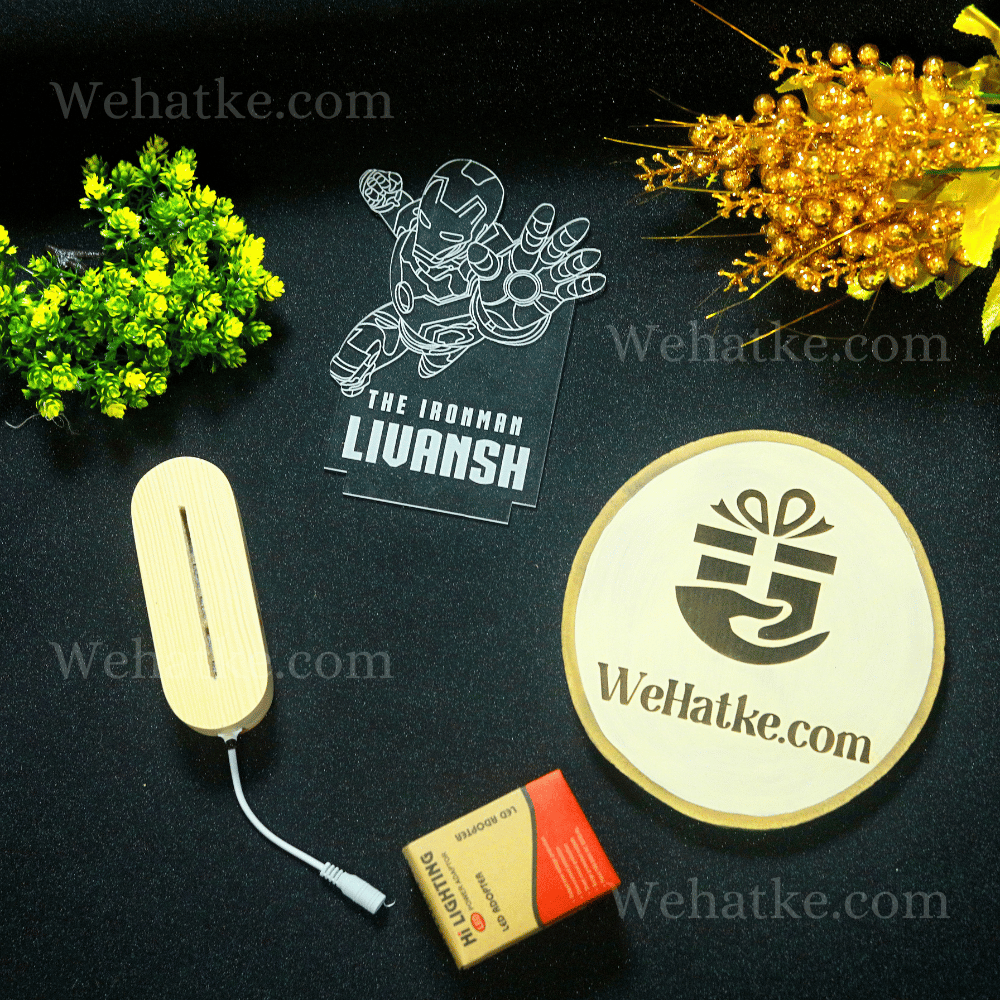 Customized Ironman LED lamp for kids
