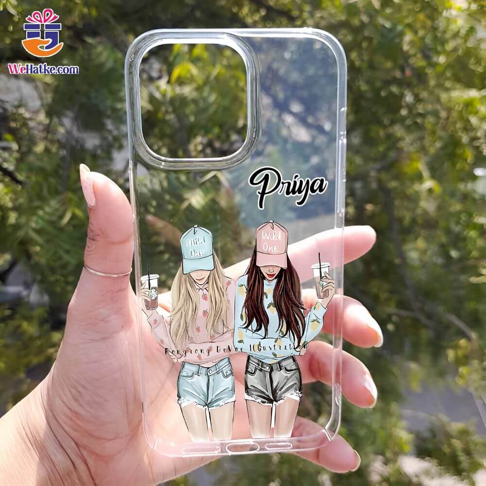 Customized Back Case For Besties With Starbucks Coffee