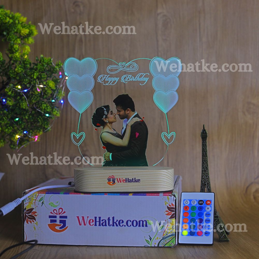 Customized Birthday / Anniversary  Gift Lamp