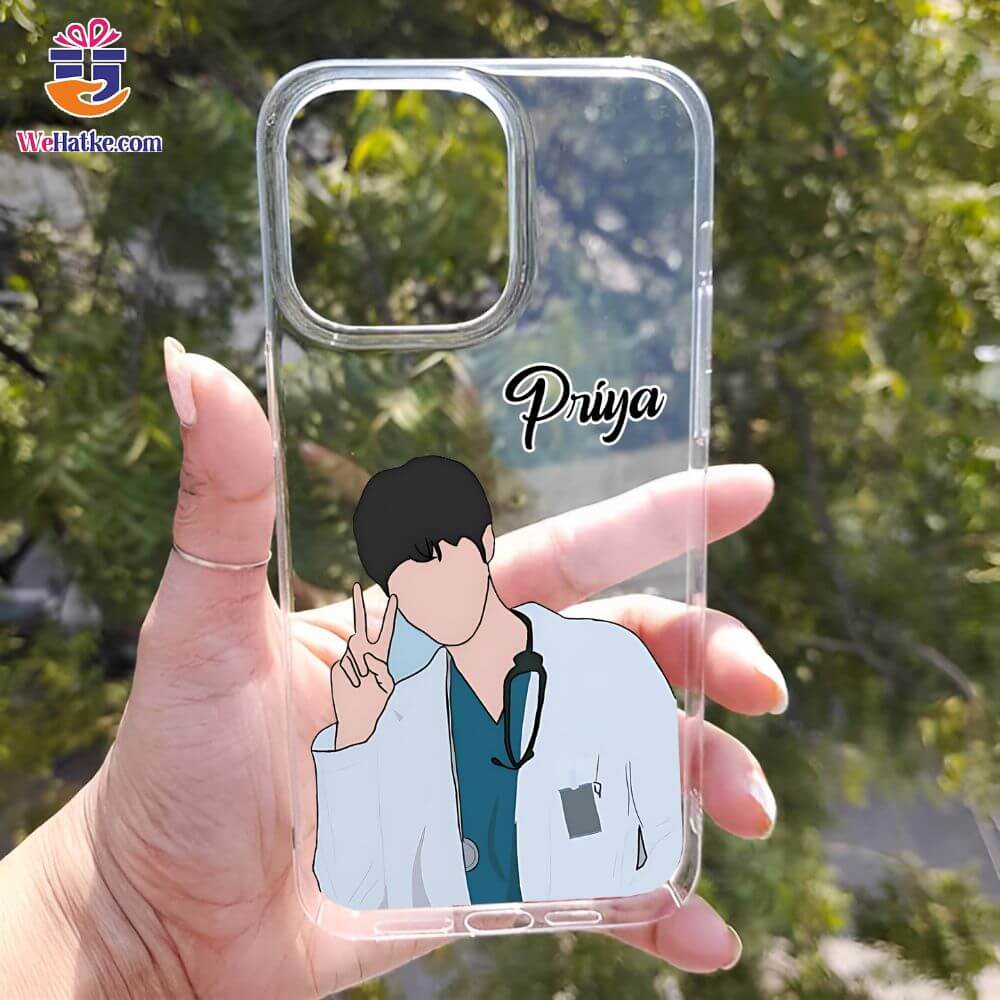 Customized Back Case For Handsome Boy Doctor