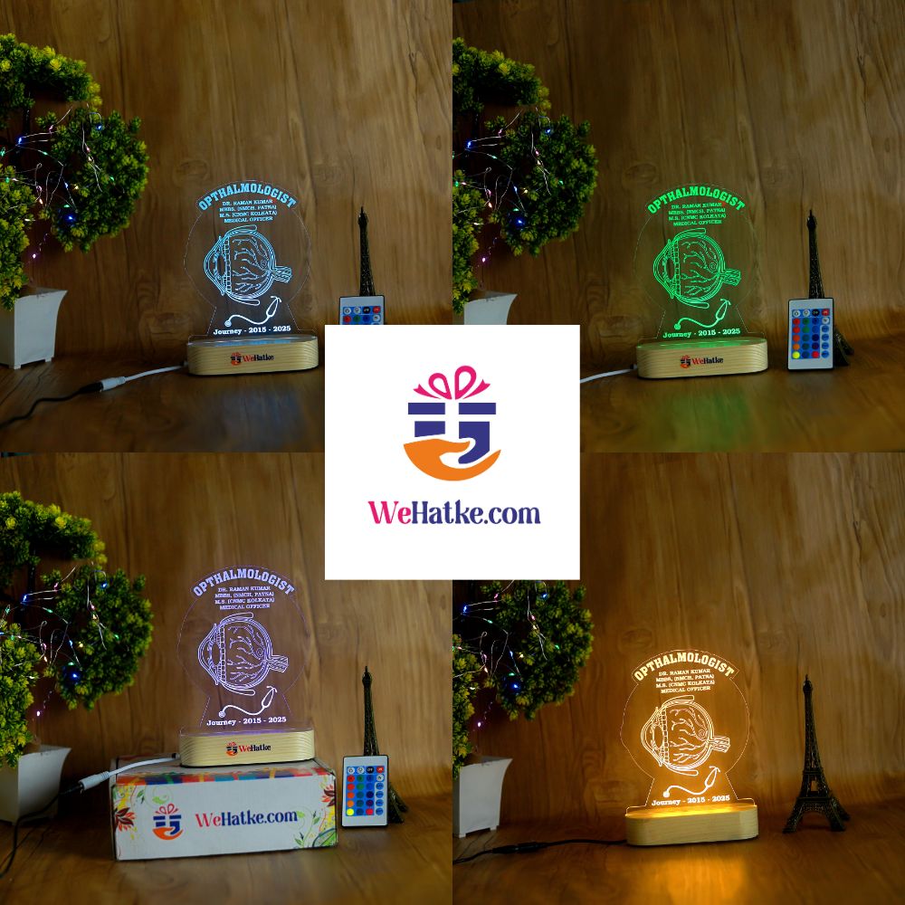 Customized 3D illusion Lamp For Ophthalmologist (Eye Doctor)