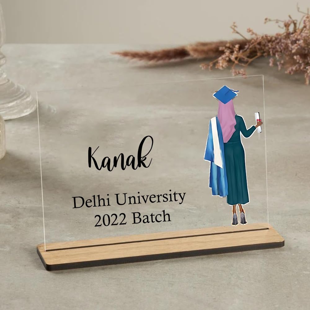 Customized Graduation Plaque For Girls