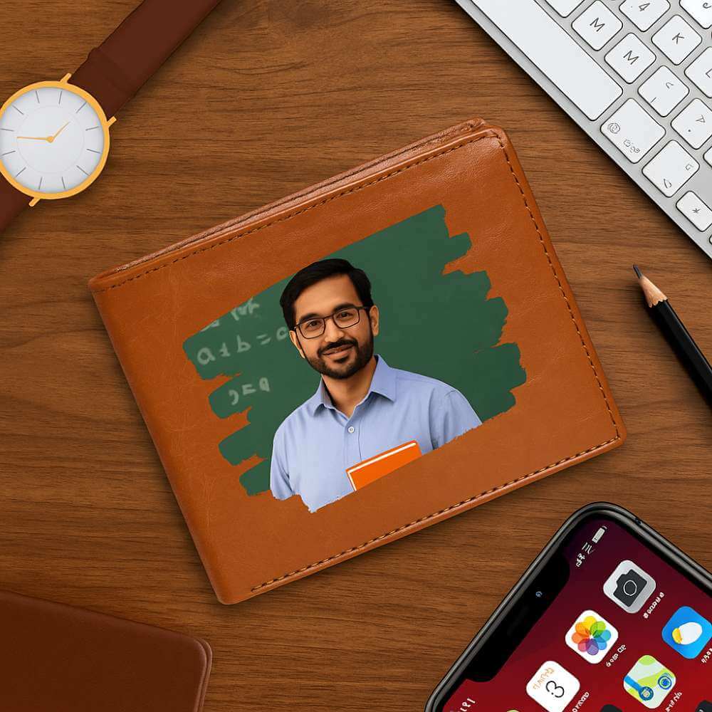 Customized Photo Wallet for Teacher