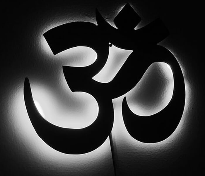 Om Wall Hanging Decorative Led Frame