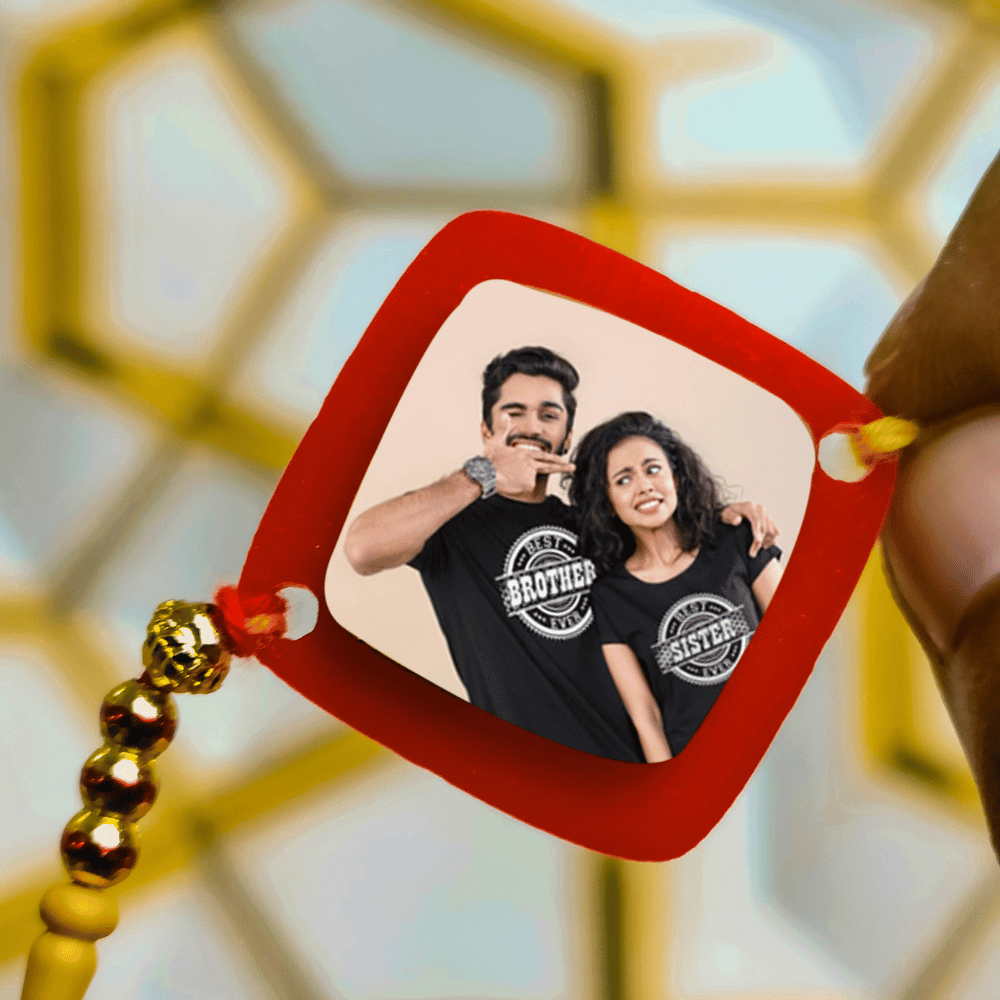 Customized Photo Rakhi for your brother