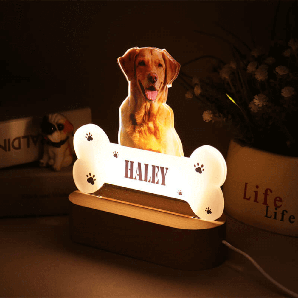 Customized Pet Lamp With Your Pet Photo