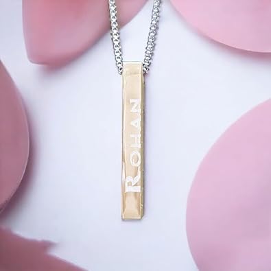 Personalized Name Engrave Metal Necklace