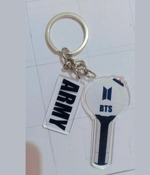 BTS Army lamp UV Printed keychain