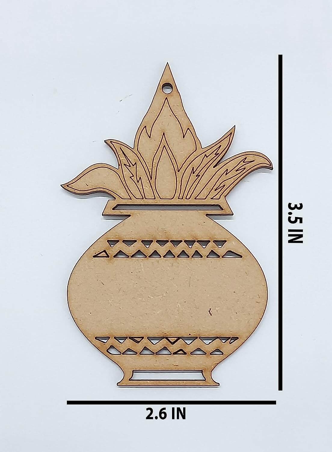 Kalash Cutout Engraved MDF