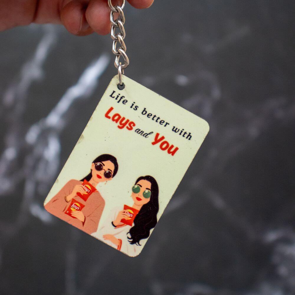 Inspirational Girl Quote Keychain Combo
