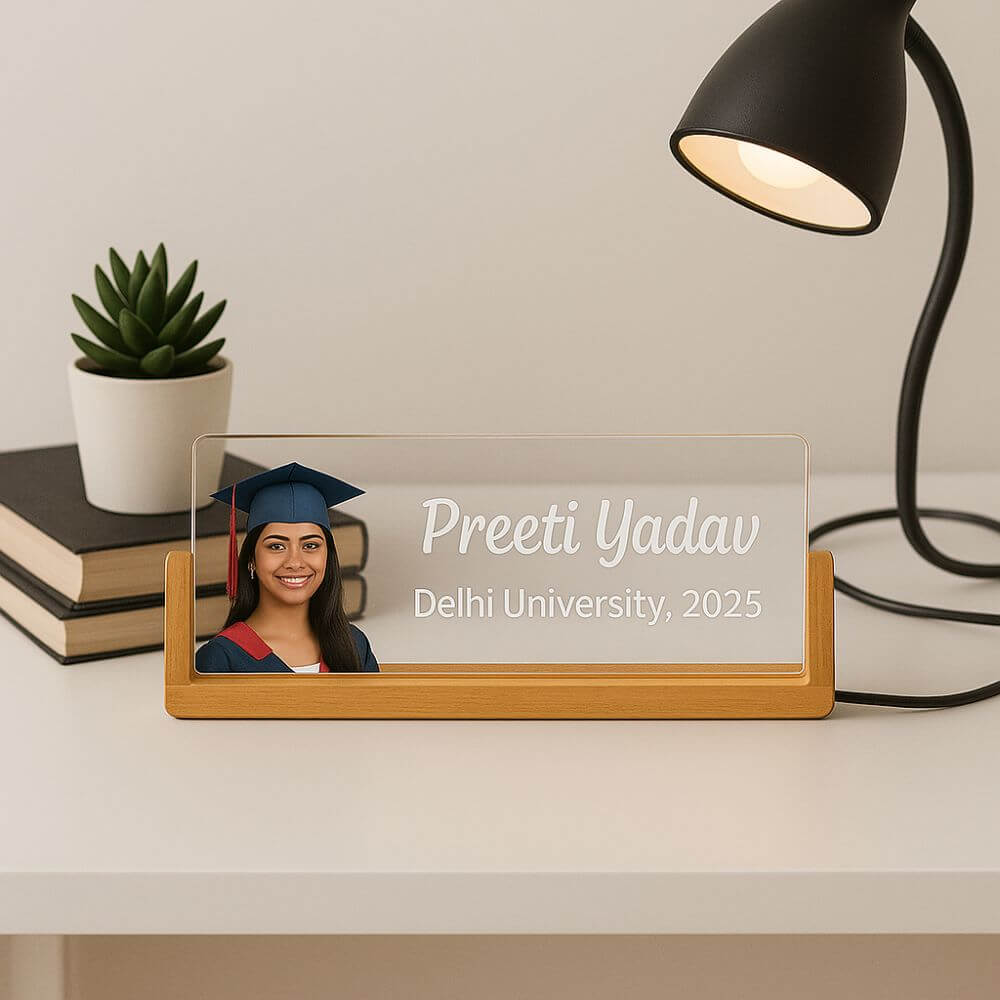 Customized Graduation Name LED Plate