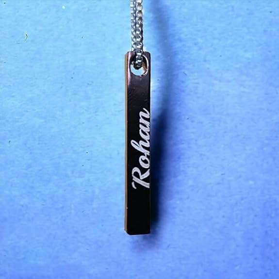 Personalized Name Engrave Metal Necklace