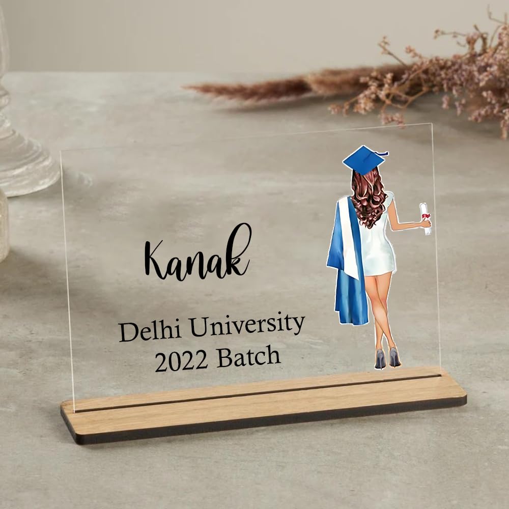 Customized Graduation Plaque For Girls