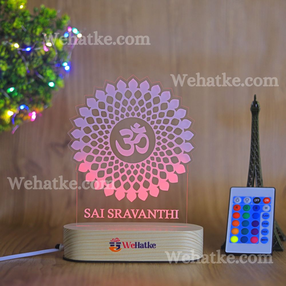 3D Illusion OM Lamp