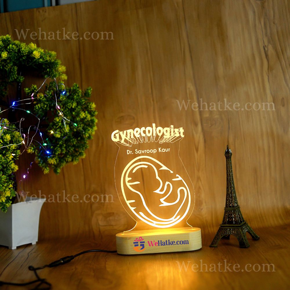 Customized 3D Gynecologist Doctor Led Lamp,