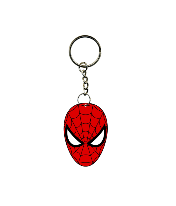 Spiderman Face Keychain
