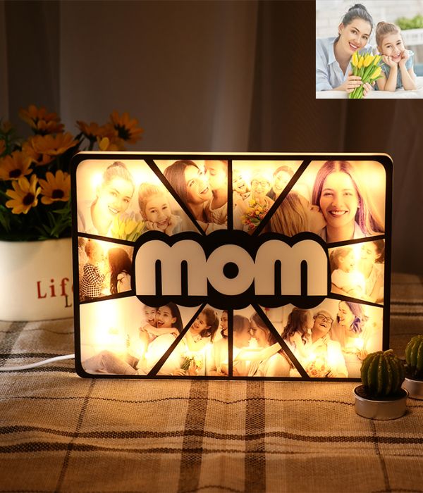 Customized LED mom frame with photo