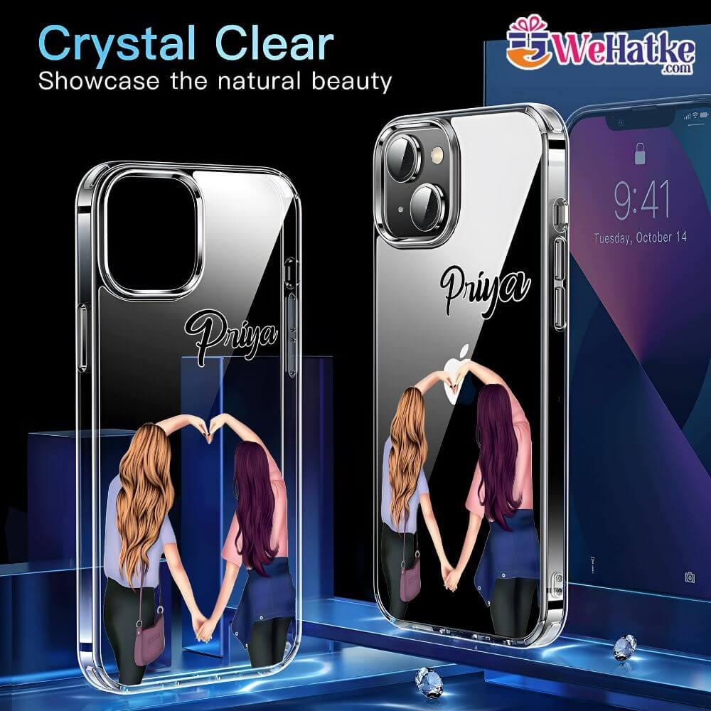 Customized Back Case For Girl Bestie / Best Friend