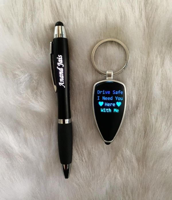 Customized LED Pen and Keychain with Name