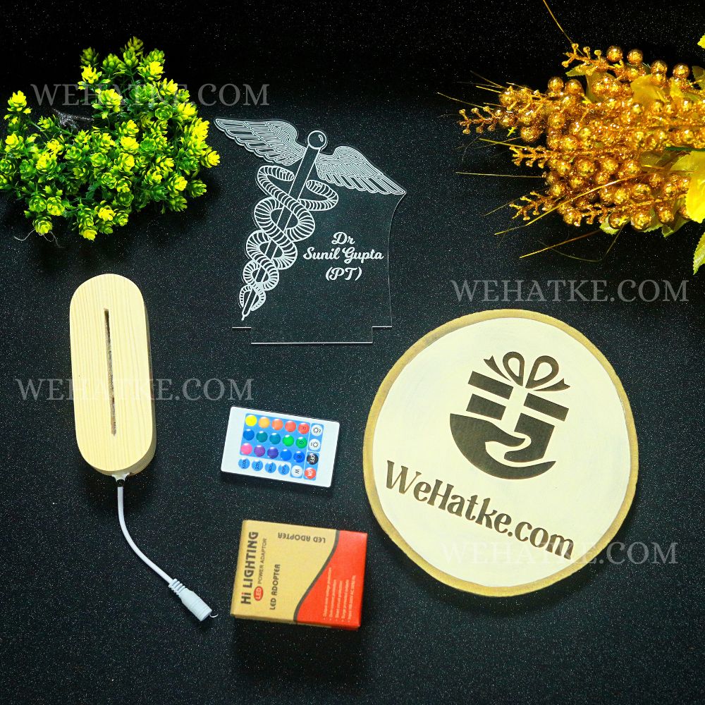 Customized Doctor Lamp With Medical Logo & Name