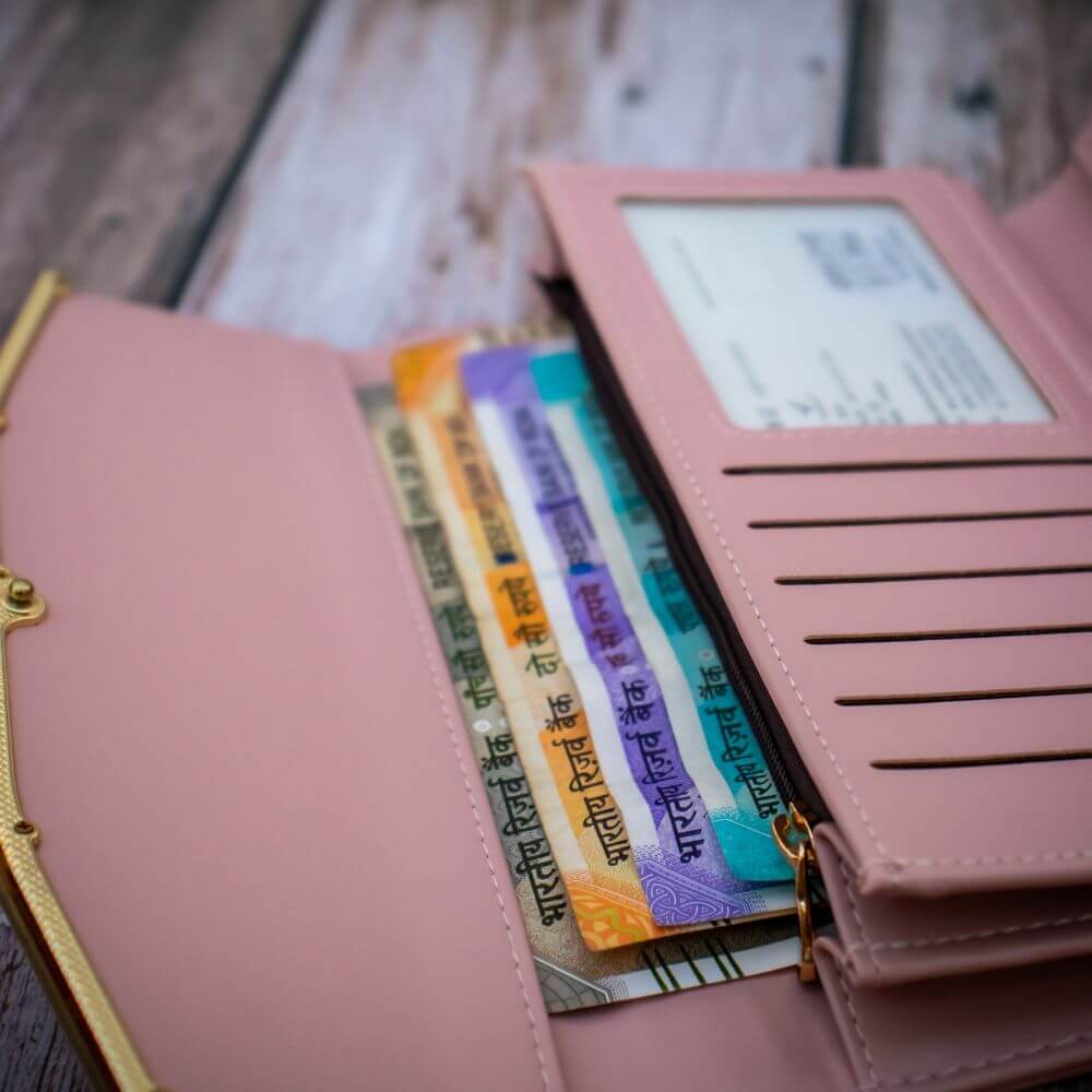 Personalized Vegan Leather Photo Wallet for Mom