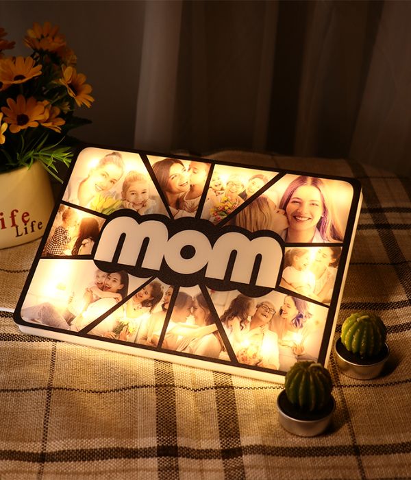 Customized LED mom frame with photo