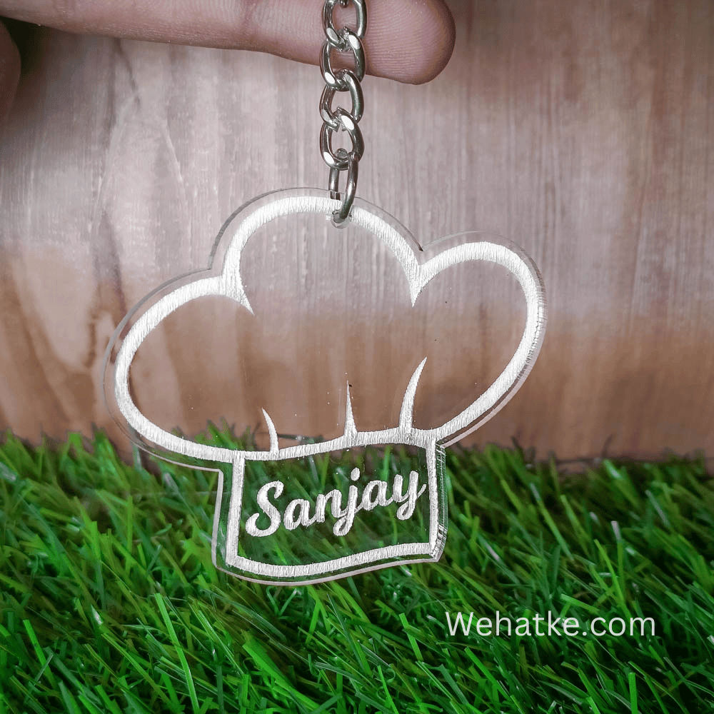 Customized keychain for cook/chef