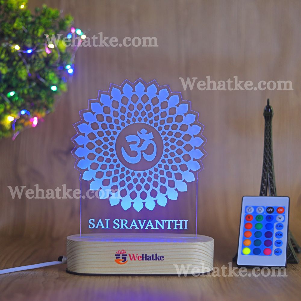 3D Illusion OM Lamp