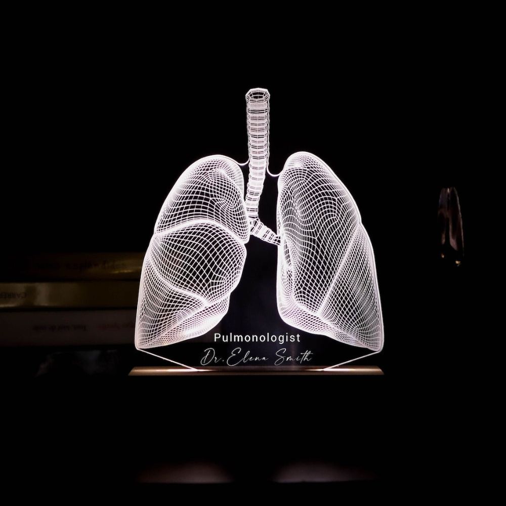 Personalized Lungs 3D illusion Lamp