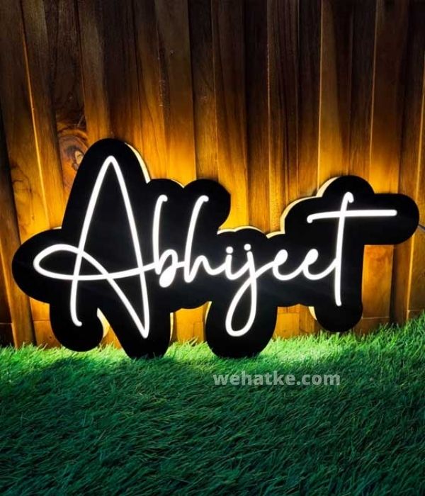 Customized LED Name Board for Wall Decor