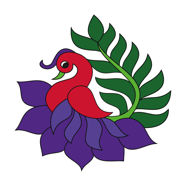 Peacock Pre-Marked Cutout