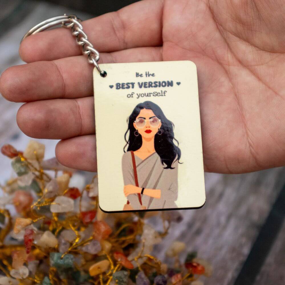 Inspirational Girl Quote Keychain Combo