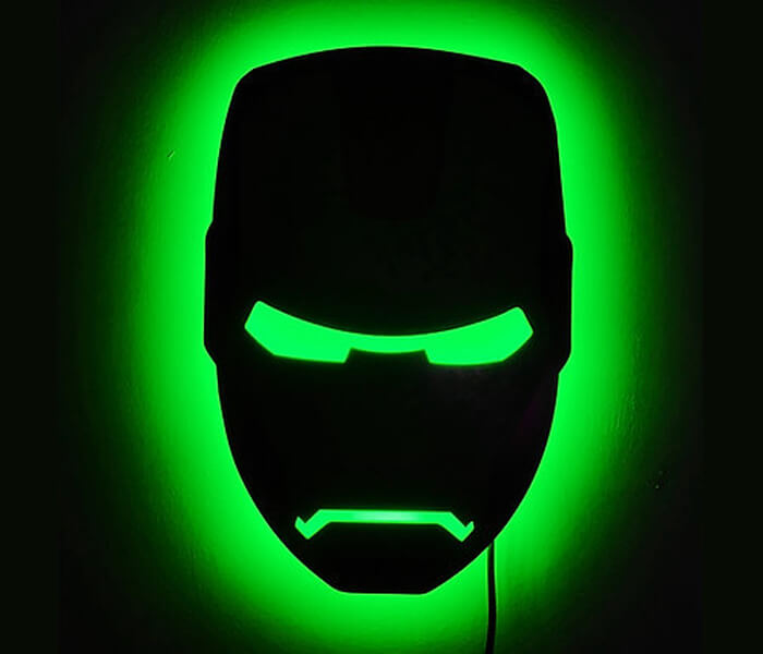 Customized Ironman Wall Hanging Led Frame