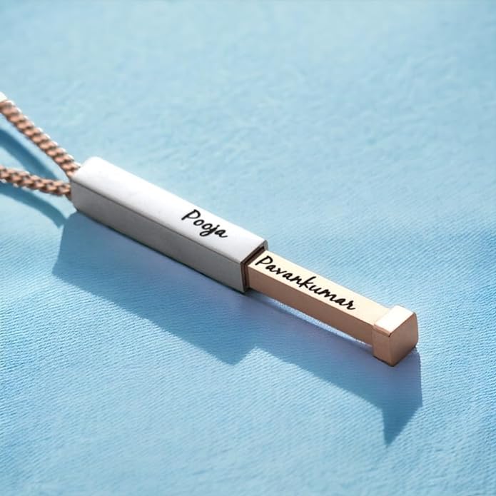 Personalized Name Necklace For Couple