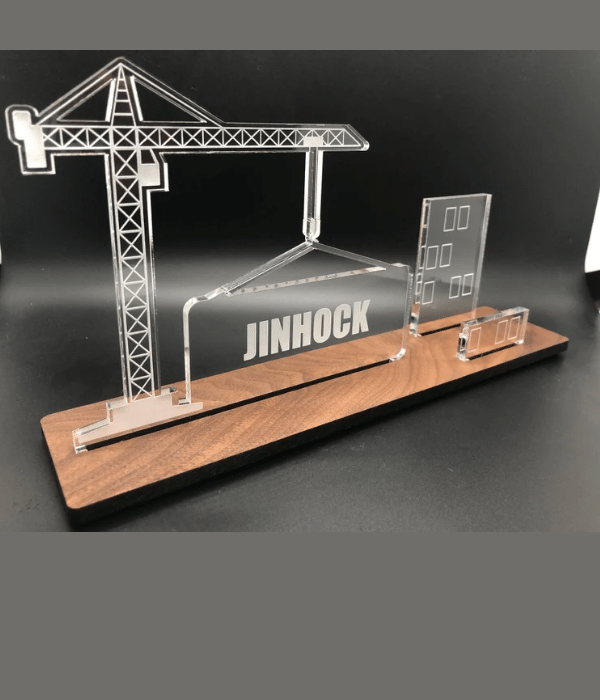 Customized  visiting card table stand