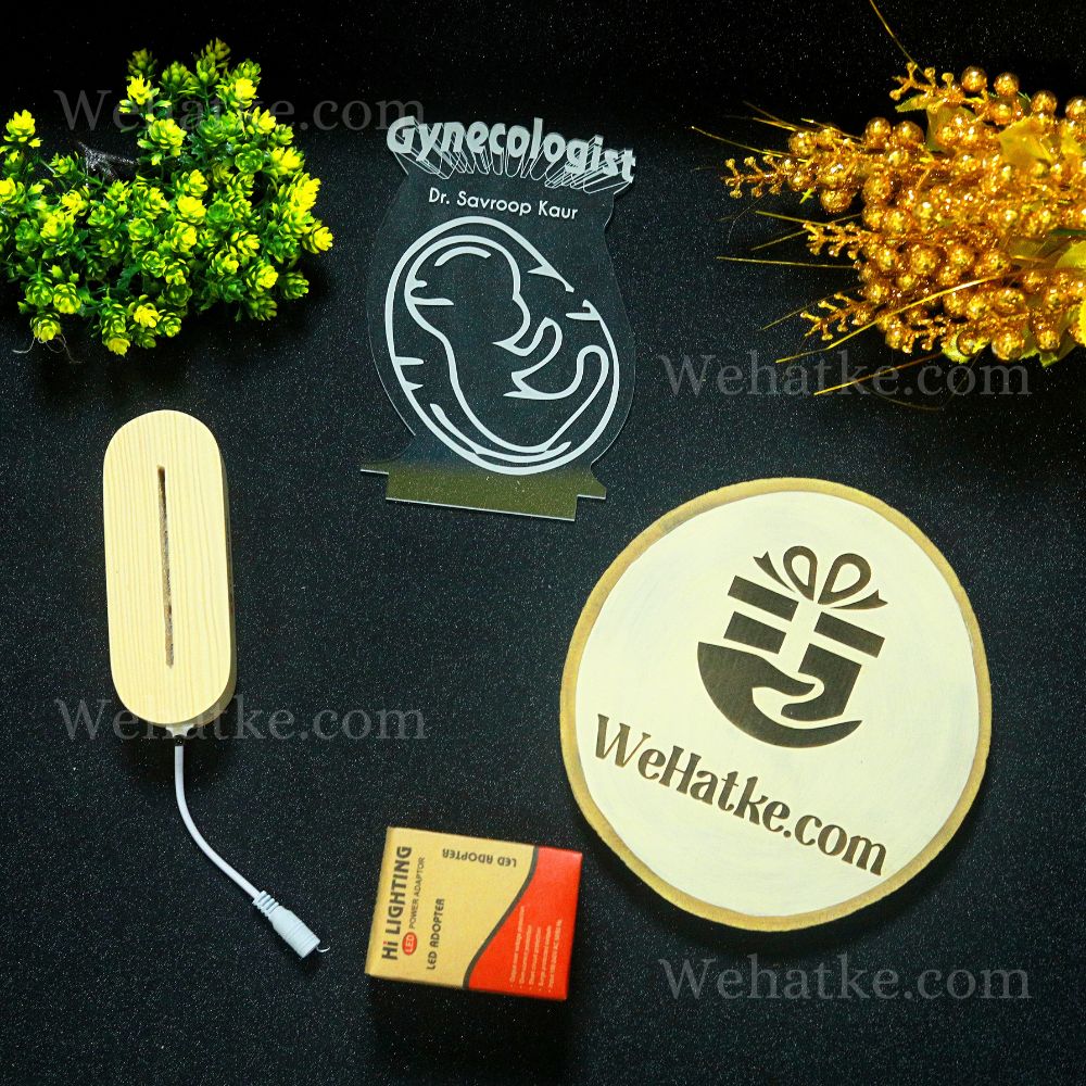Customized 3D Gynecologist Doctor Led Lamp,