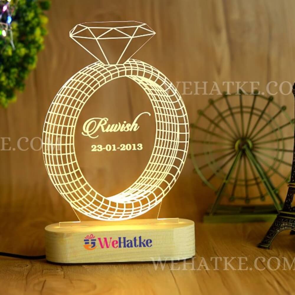 Customized 3D Ring illusion lamp