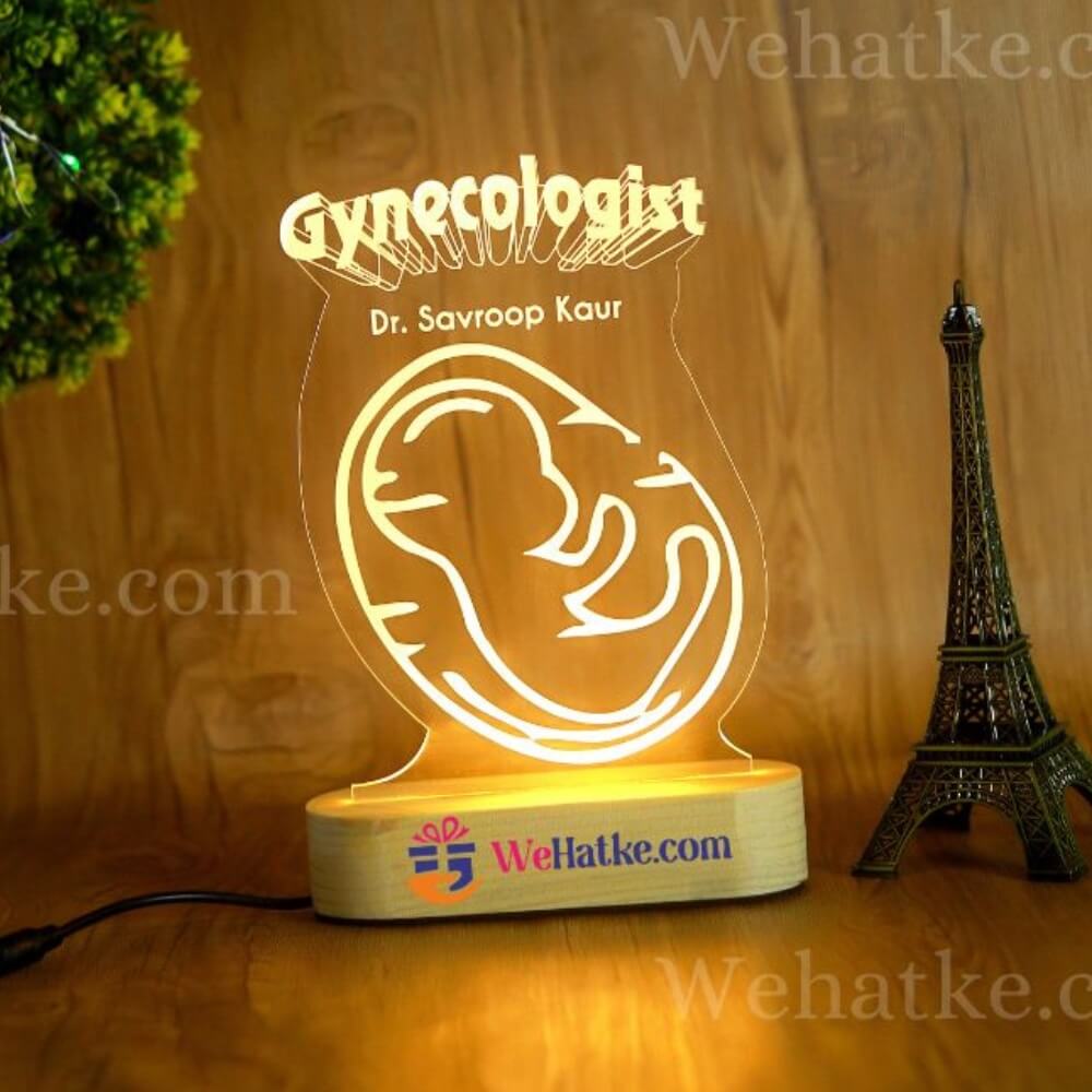 Customized 3D Gynecologist Doctor Led Lamp,