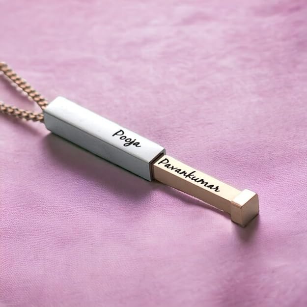 Personalized Name Necklace For Couple