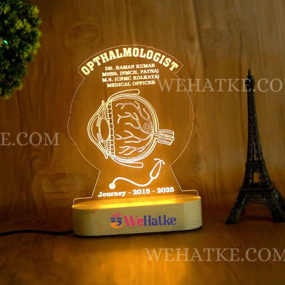 Customized 3D illusion Lamp For Ophthalmologist (Eye Doctor)