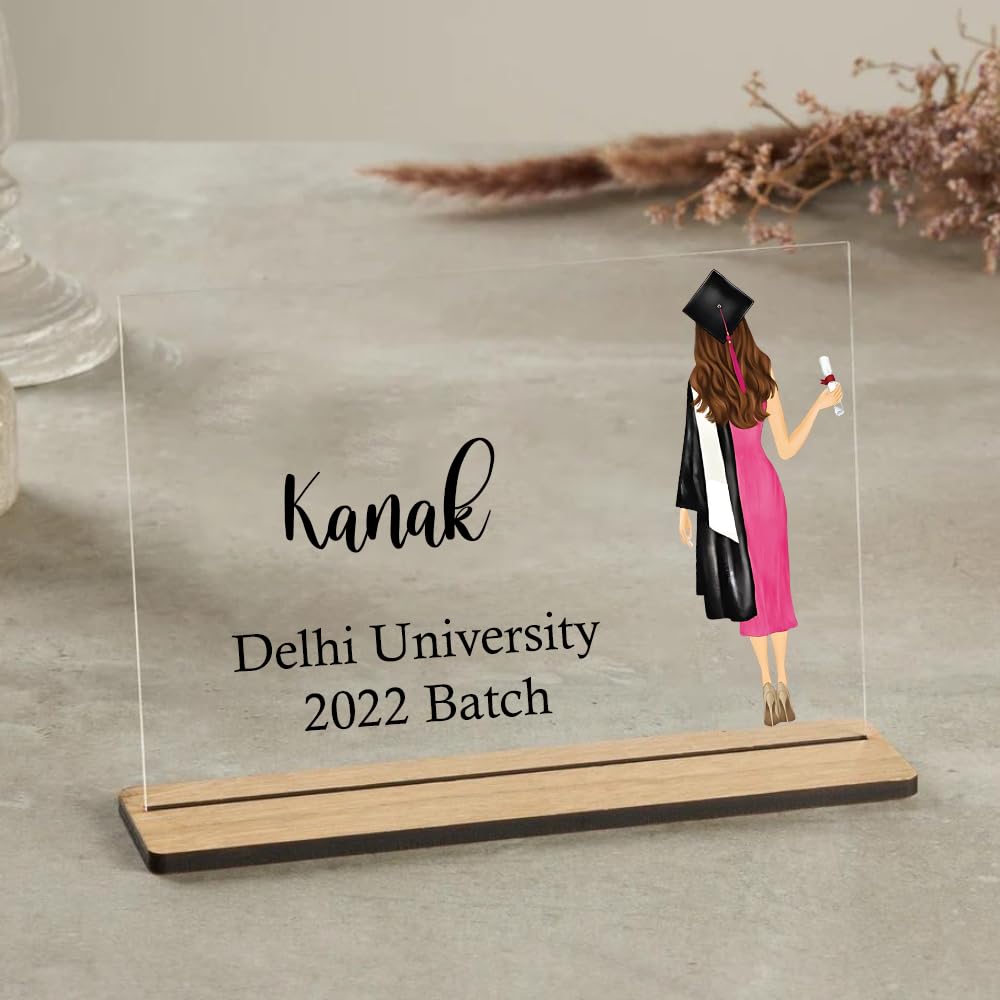 Customized Graduation Plaque For Girls