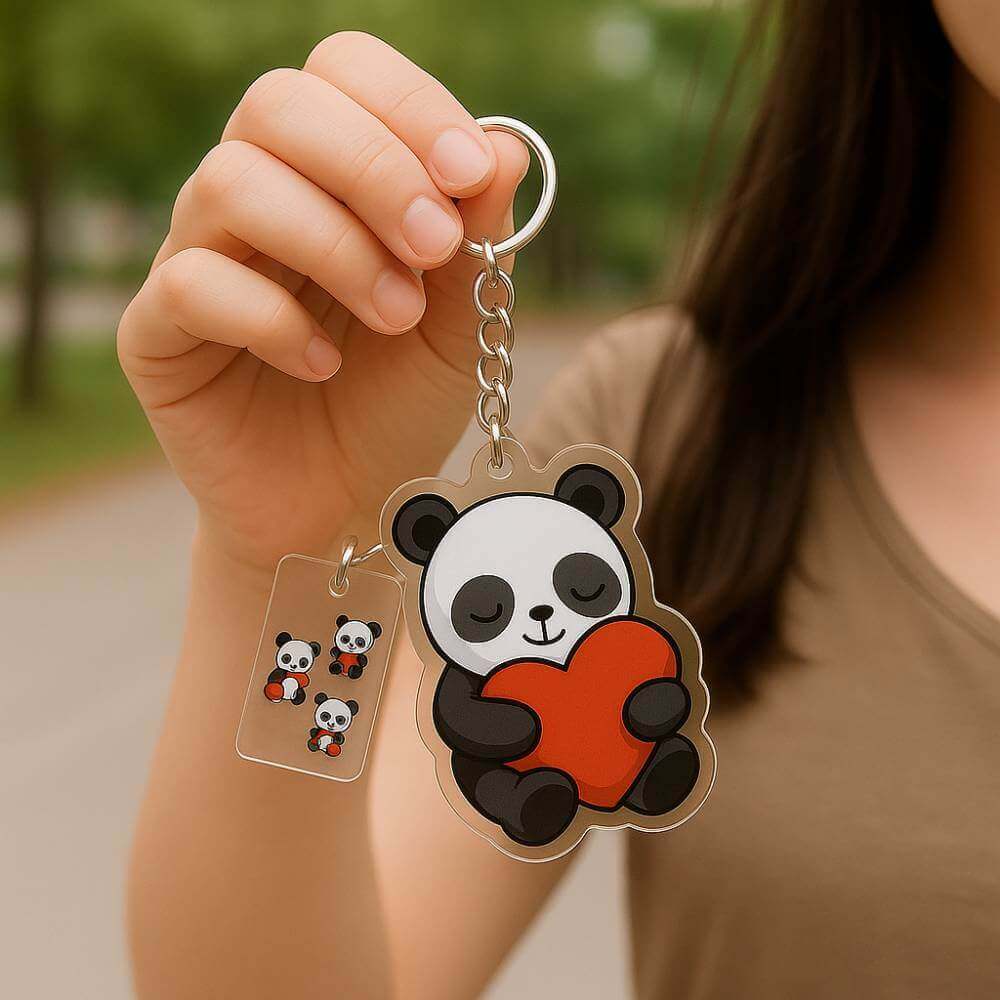 Cute Teddy Bear Combo Keychain For Girls