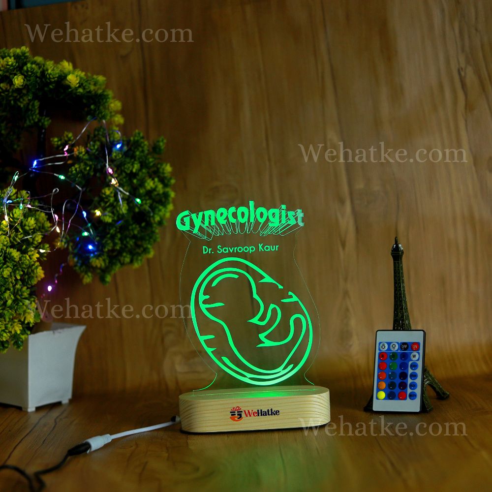 Customized 3D Gynecologist Doctor Led Lamp,