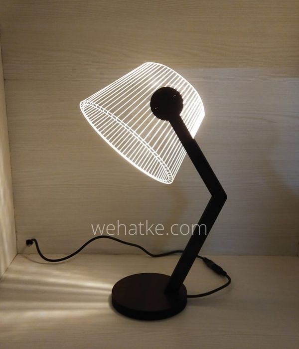 Customized hologram corporate 3d desk lamp