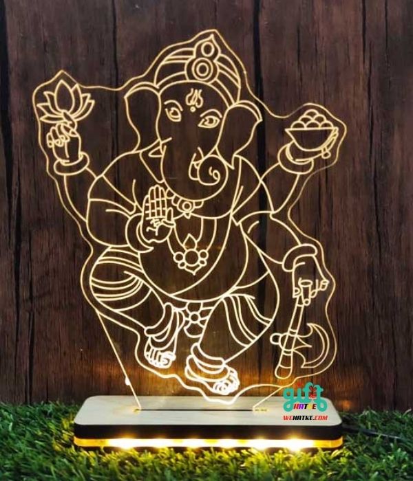 Lord Ganpati ji 3D illusion LED Lamp