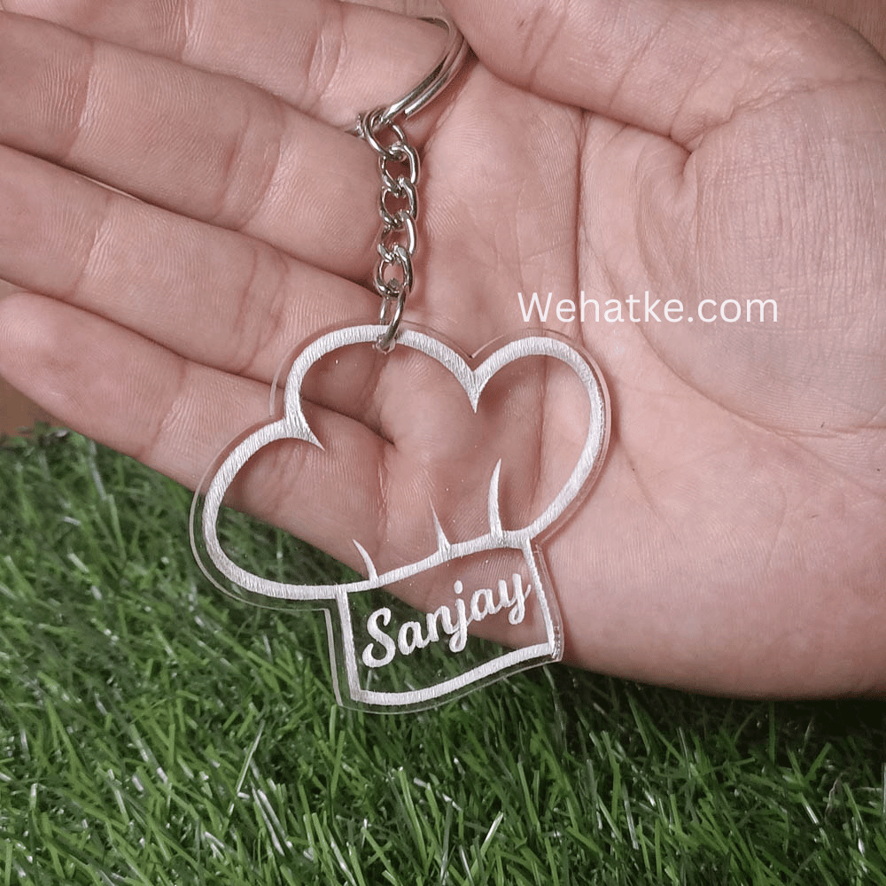 Customized keychain for cook/chef