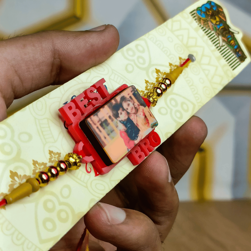Customized Photo Rakhi for Raksha bandhan