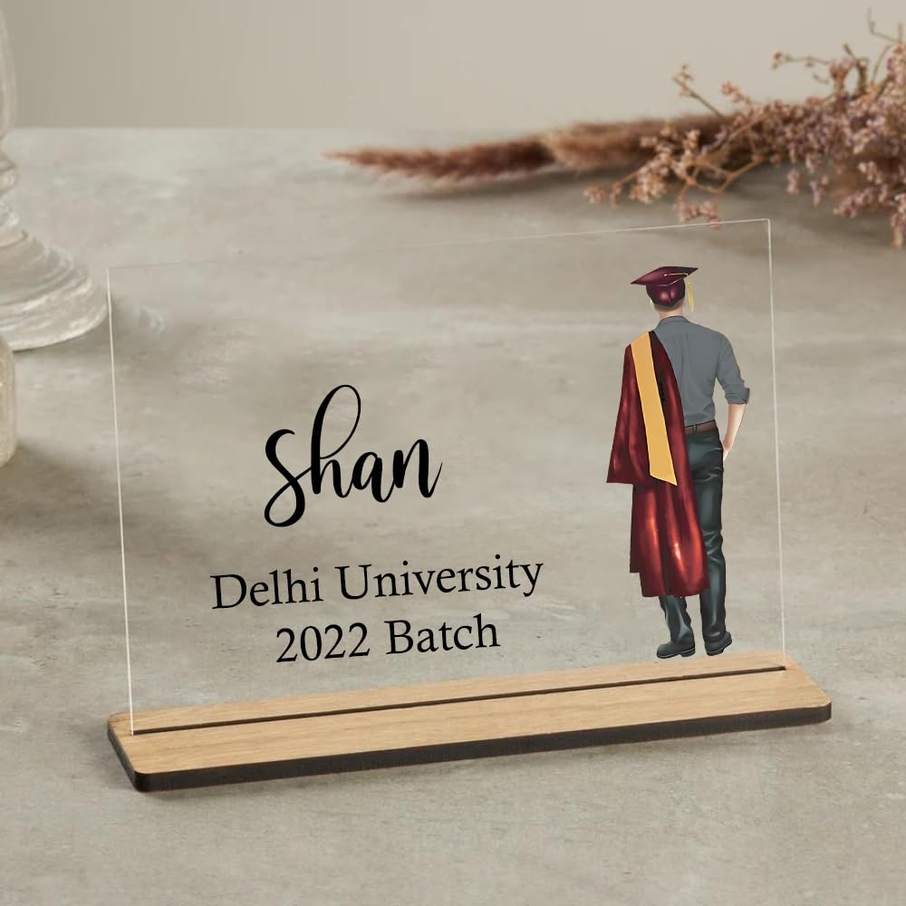 Customized Graduation Plaque For Boys