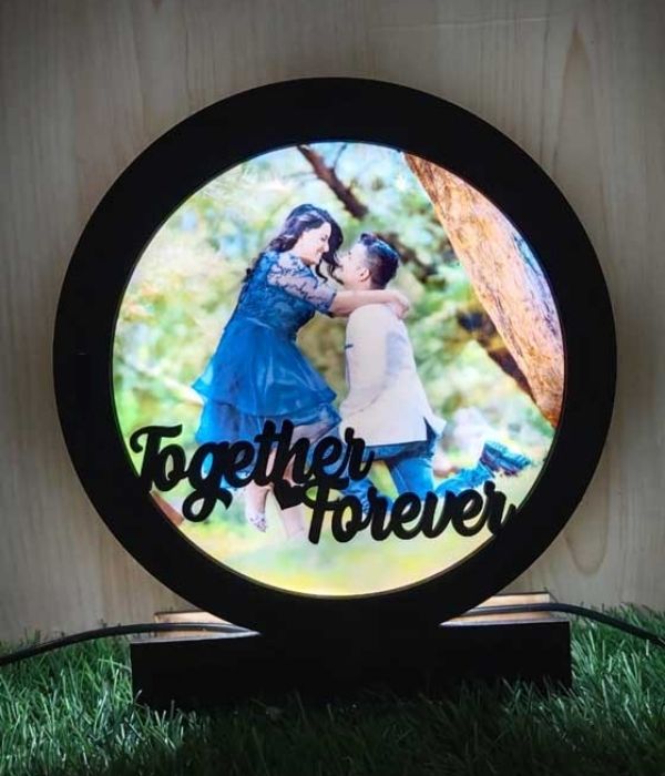 Customized Forever Together Led Lamp for Couple