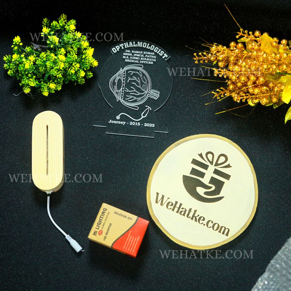Customized 3D illusion Lamp For Ophthalmologist (Eye Doctor)